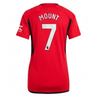 Echipament fotbal Manchester United Mason Mount #7 Tricou Acasa 2023-24 pentru femei maneca scurta